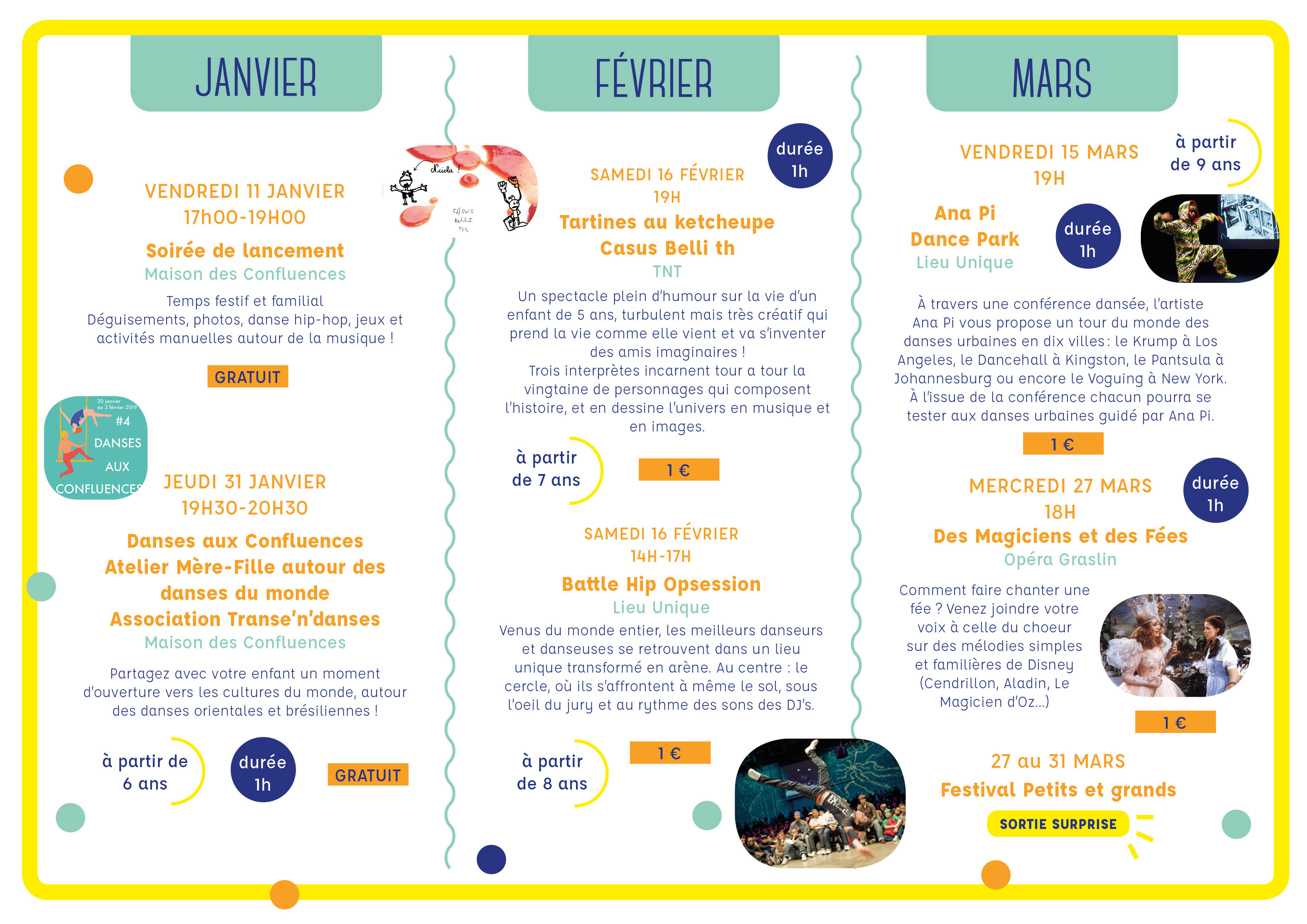 P'tit spectateur et cie Programme 2018-2019