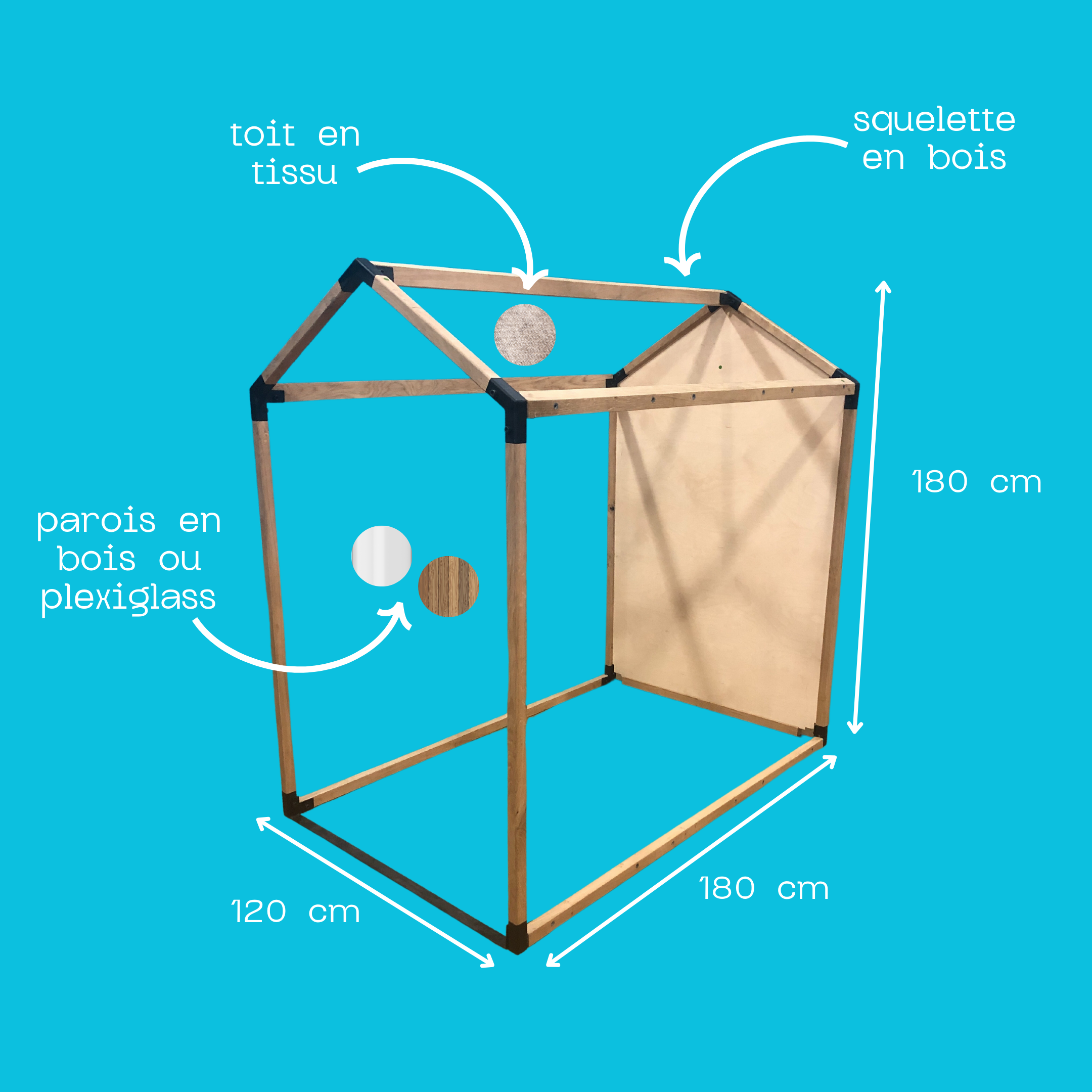 P'tit spectateur et cie Cabanes sensorielles