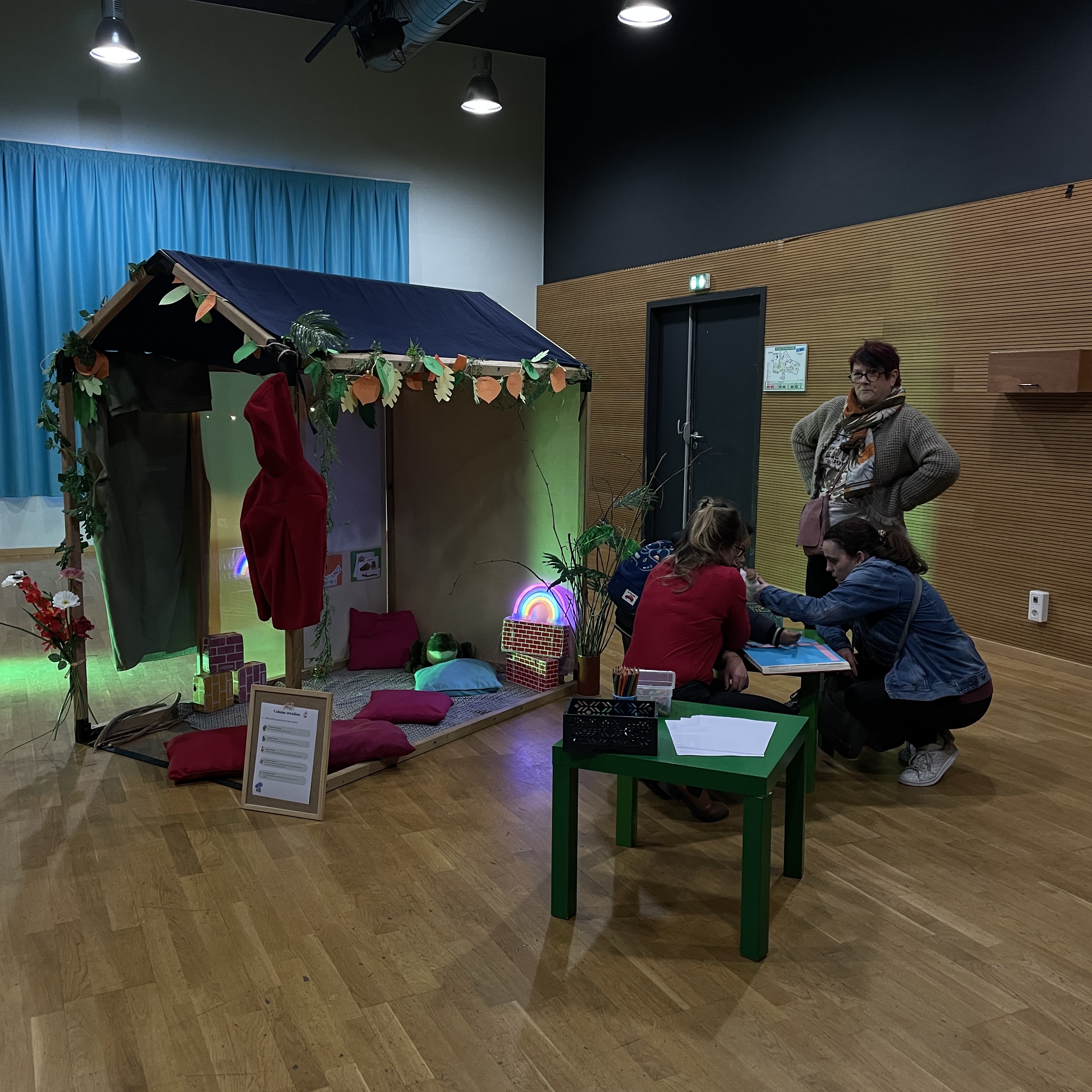 P'tit spectateur et cie Cabanes sensorielles